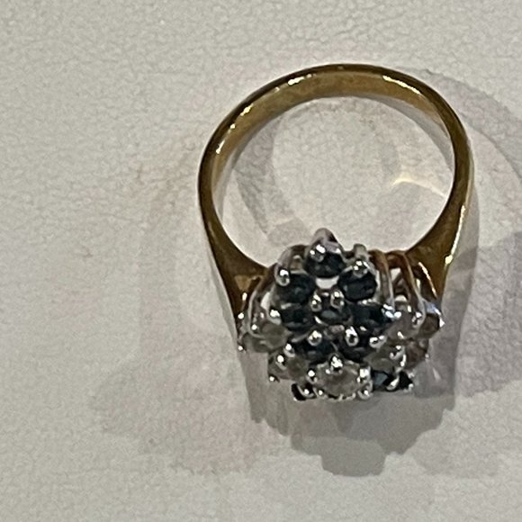 Simulated Sapphire Ring - Picture 3 of 6